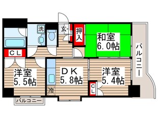 プレーネ西葛西の物件間取画像